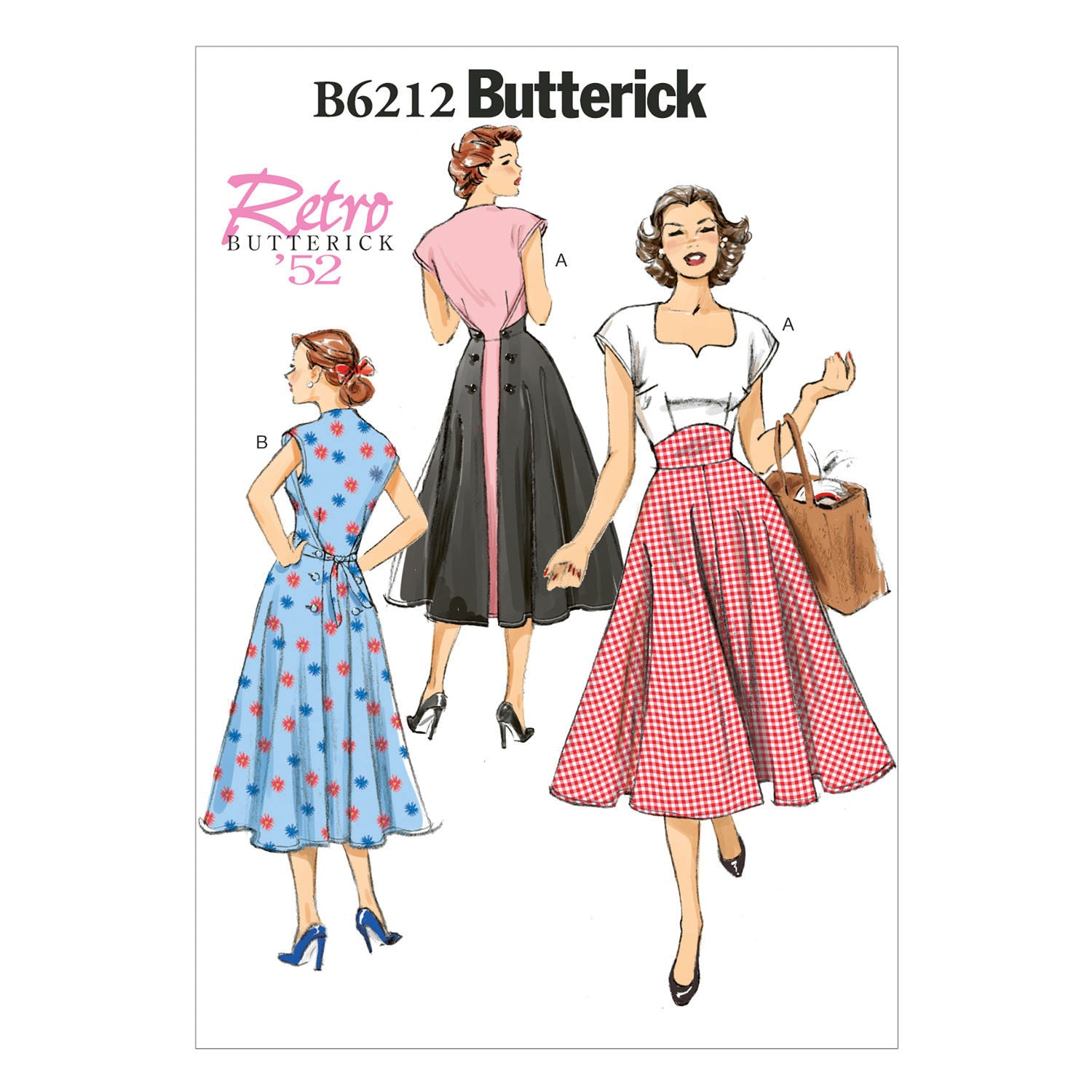 Butterick Pattern: B6212 Misses Vintage ...